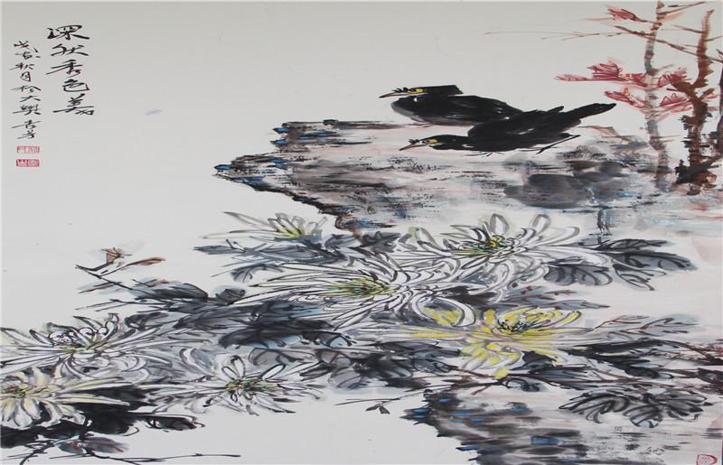 《深秋秀色美》