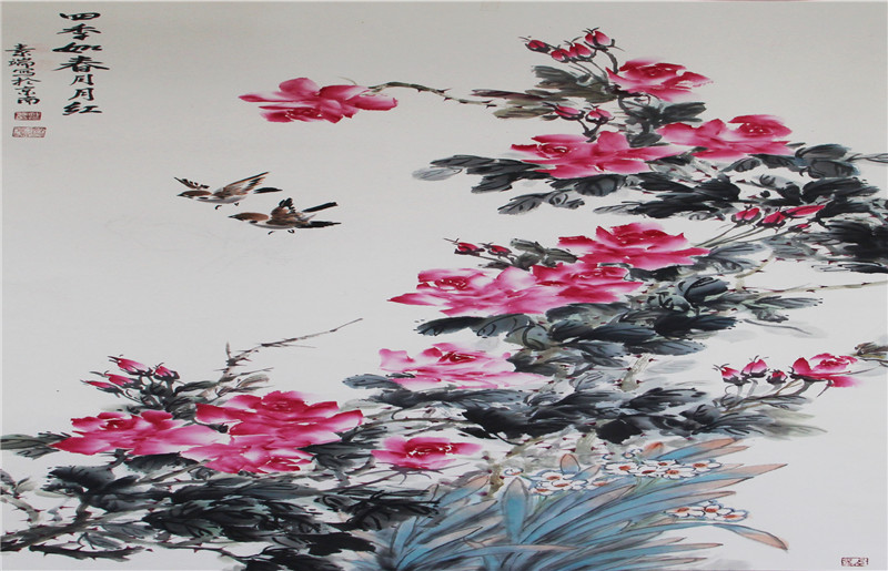 《四季如春月月红》